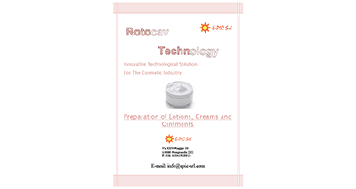 ROTOCAV brochure for the cosmetic industry