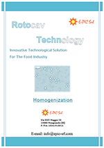 ROTOCAV brochure for homogenization of products