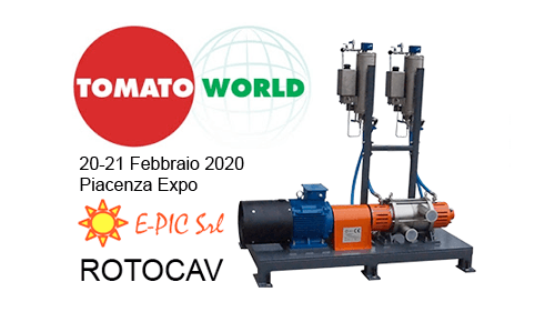 E-PIC S.r.l. at Tomato World - Piacenza Expo, 20th-21st February, 2020